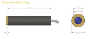 bule laser module size